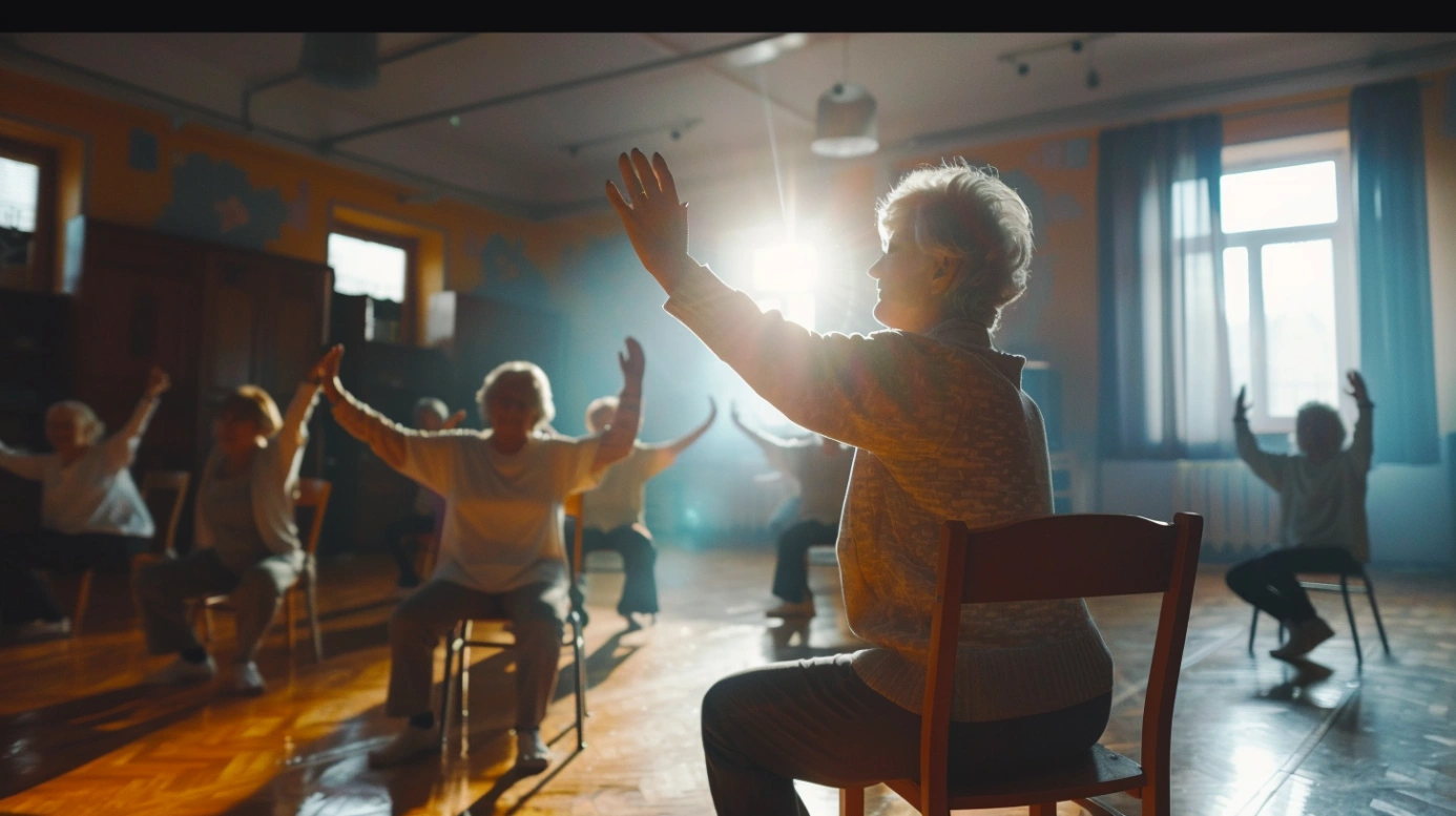 Йога на стільці